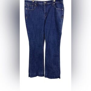 Levi Strauss Signature Mid-Rise Bootcut Jeans - Size 16L, Classic Blue Denim